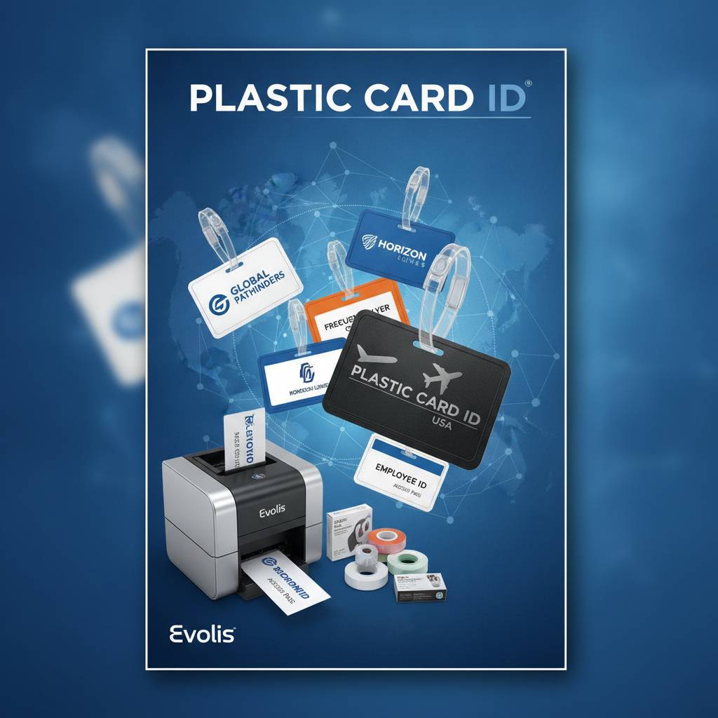 Card Printers and Supplies for In-House Luggage Tag Production
