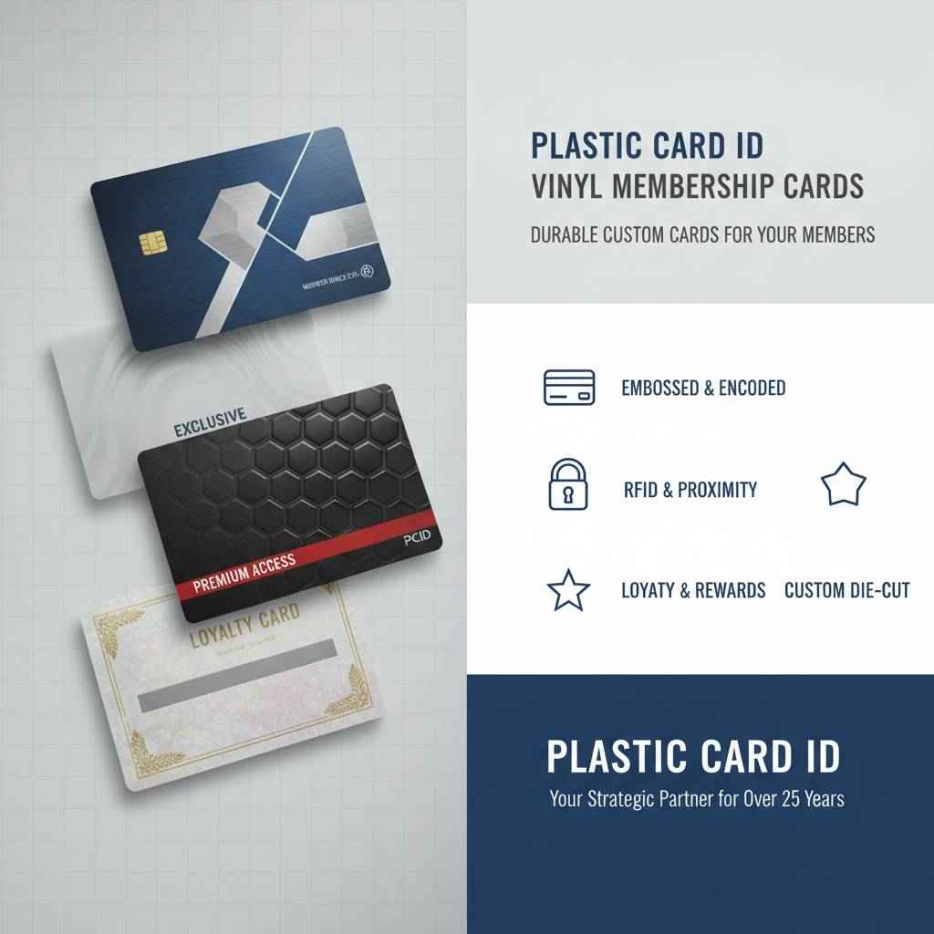 Types of Vinyl Membership Cards We Offer