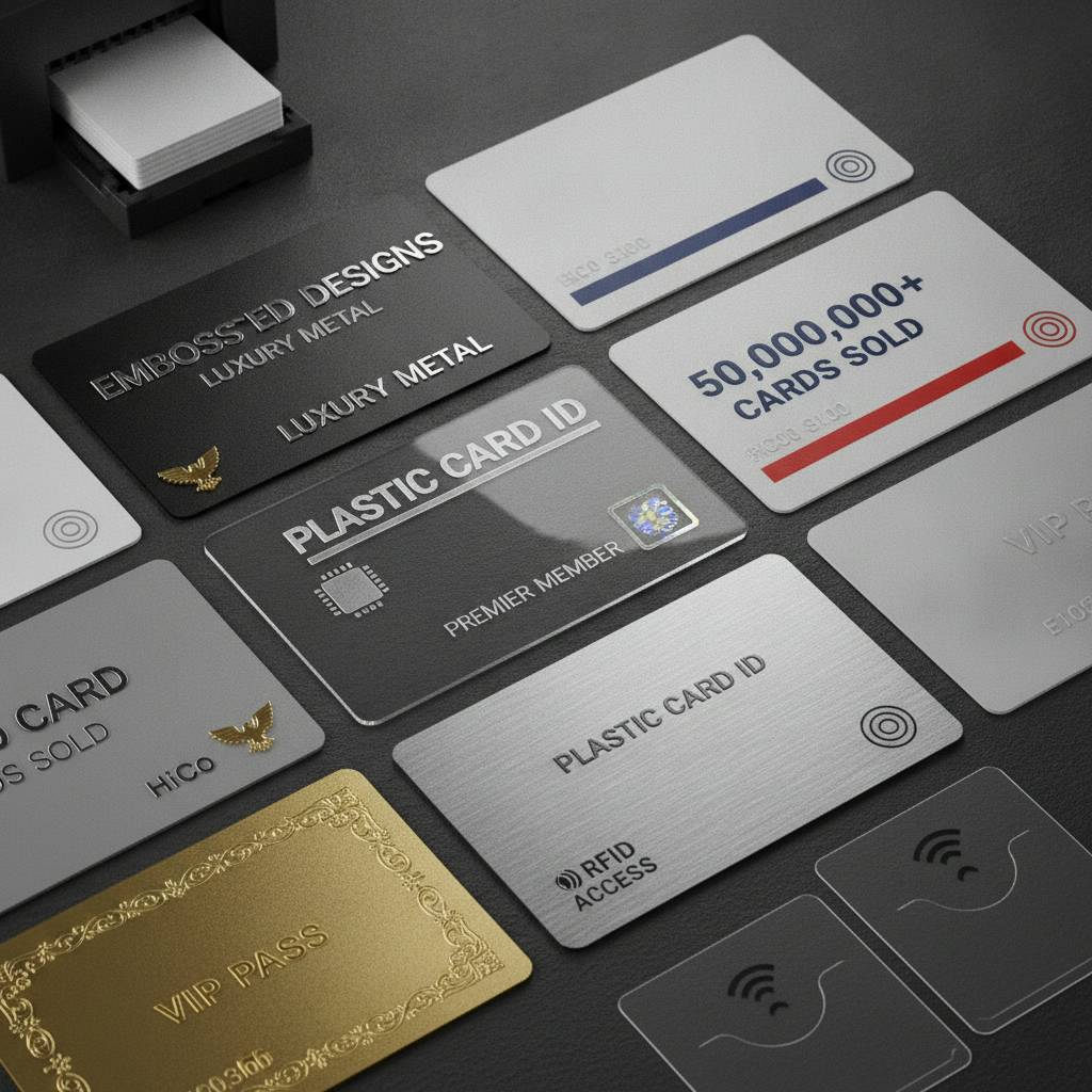 Specialty Cards: Clear Plastic, Custom Shapes, and Luxury Metal