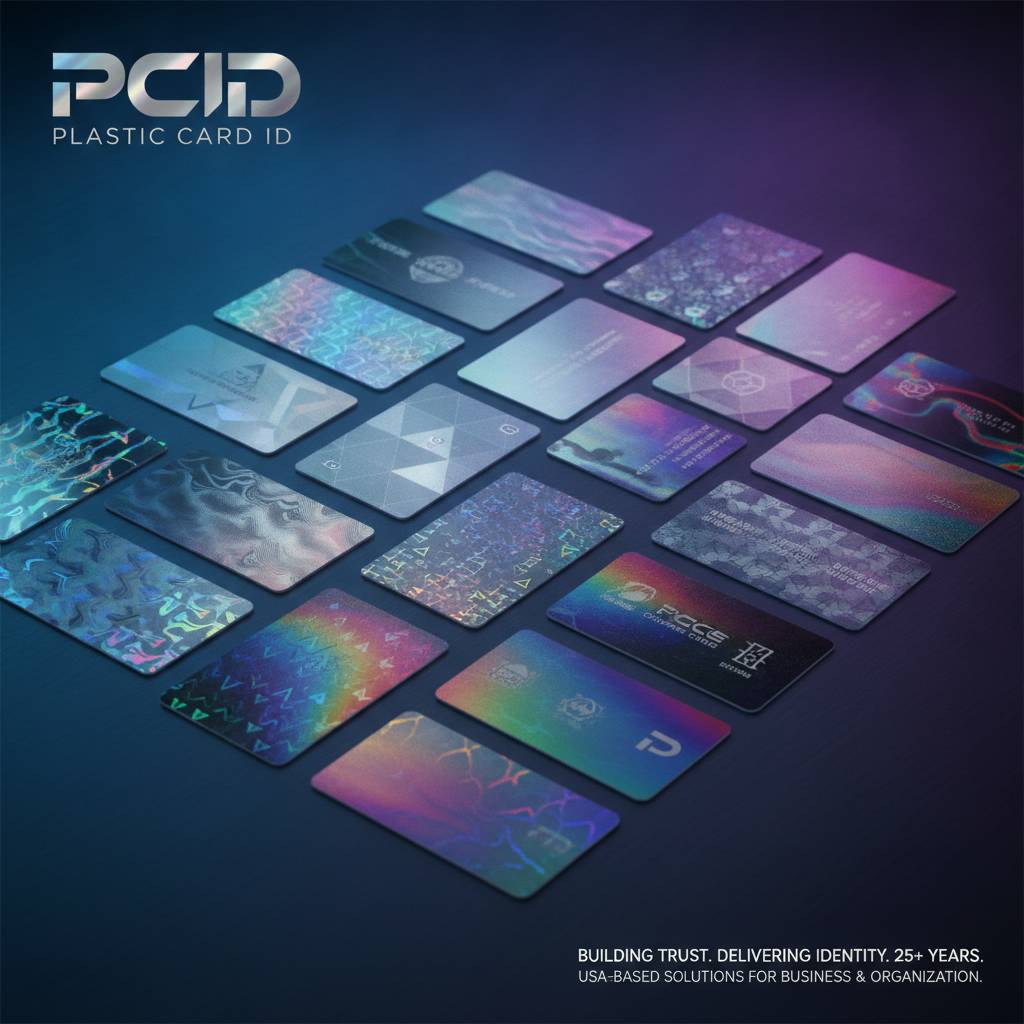 Custom Design Options for Your Holographic Plastic Cards